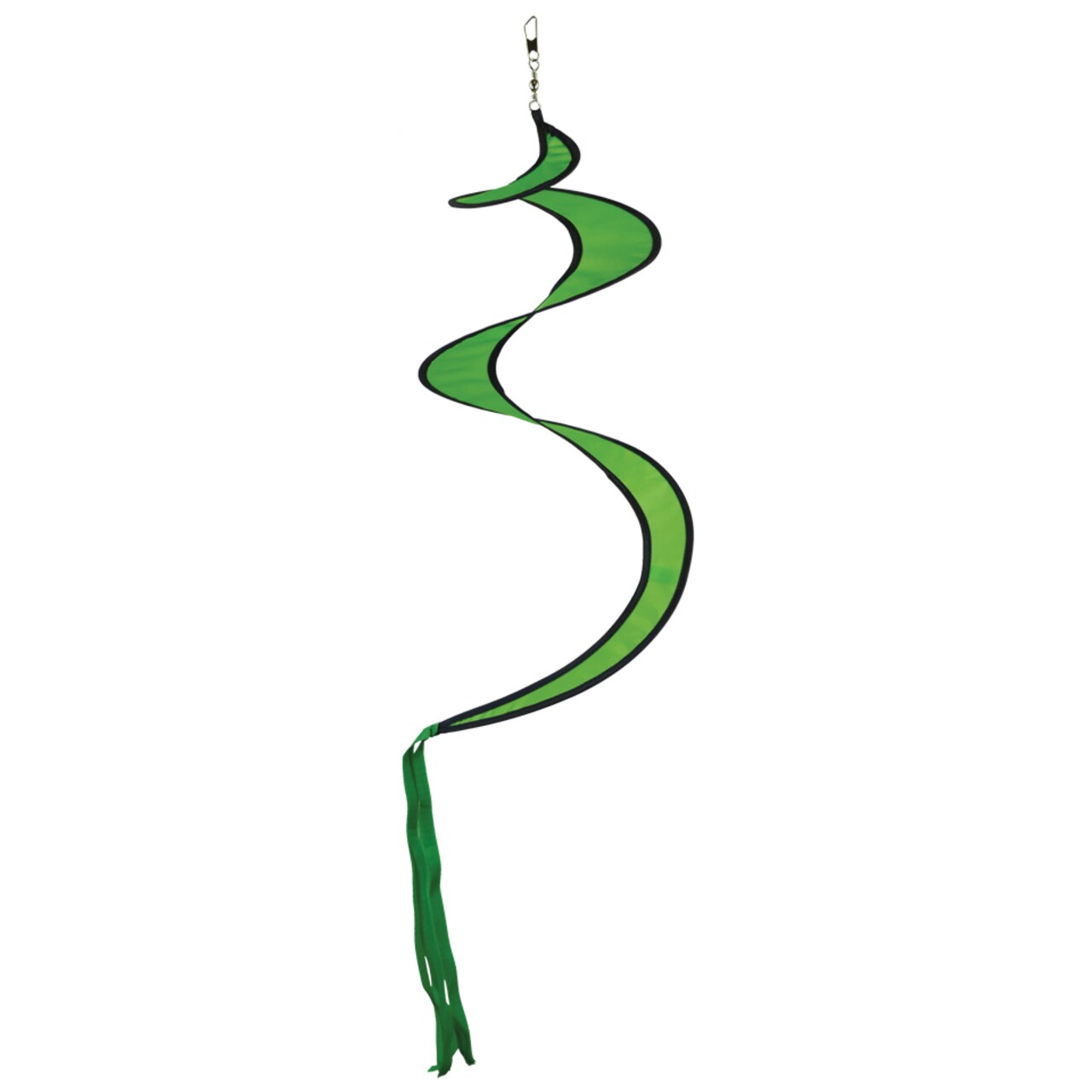 In the Breeze 5077 Green Twister Tail - Outdoor Spinning Decoration and Accessory